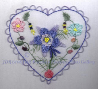 JDR 6108 Tammie's Heart Intermediate Brazilian Embroidery Design